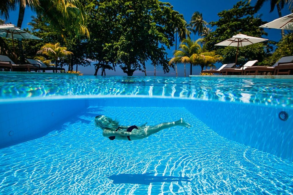 Atmosphere Resort Pool Abstract Shot