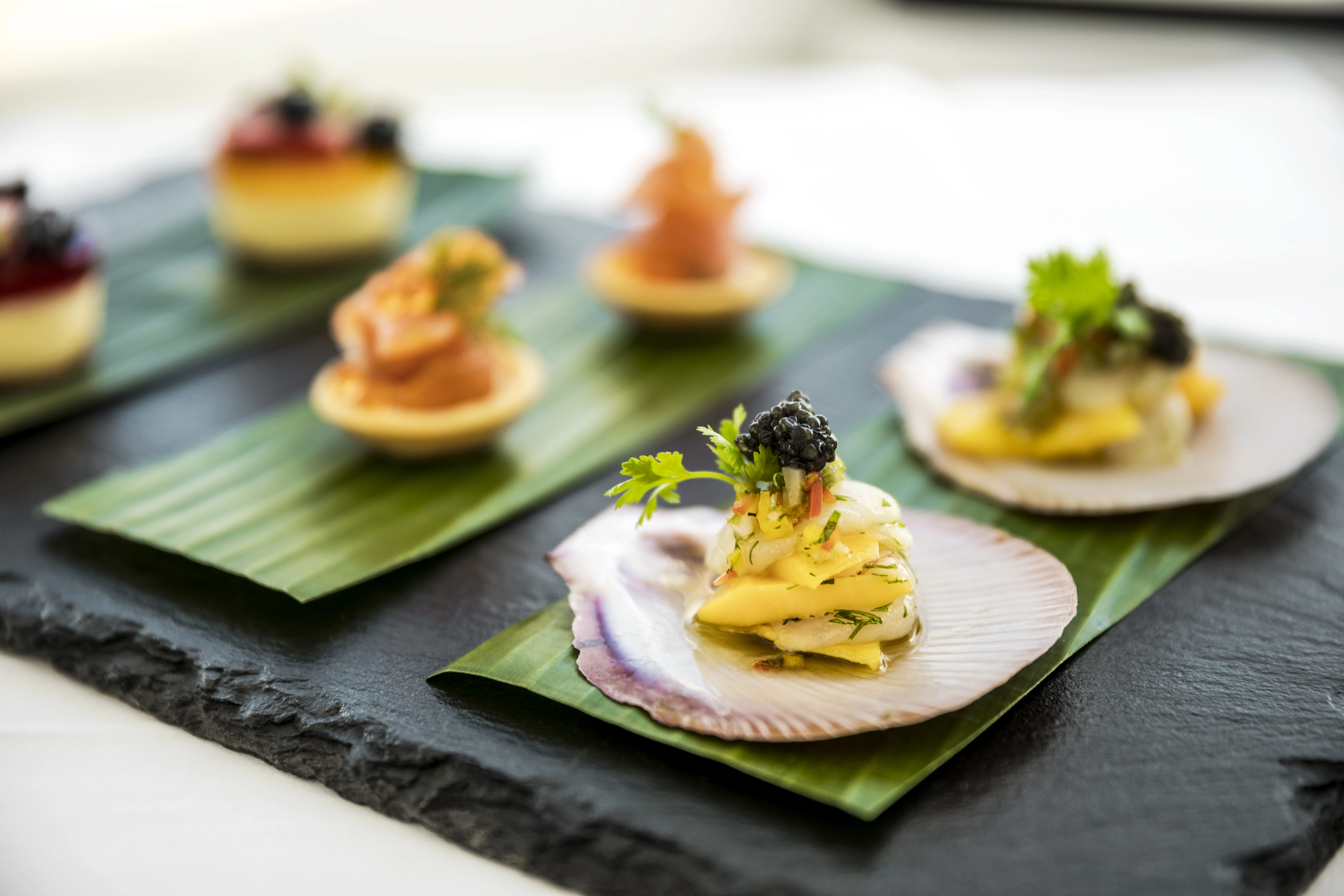 Canapes at COMO Maalifushi