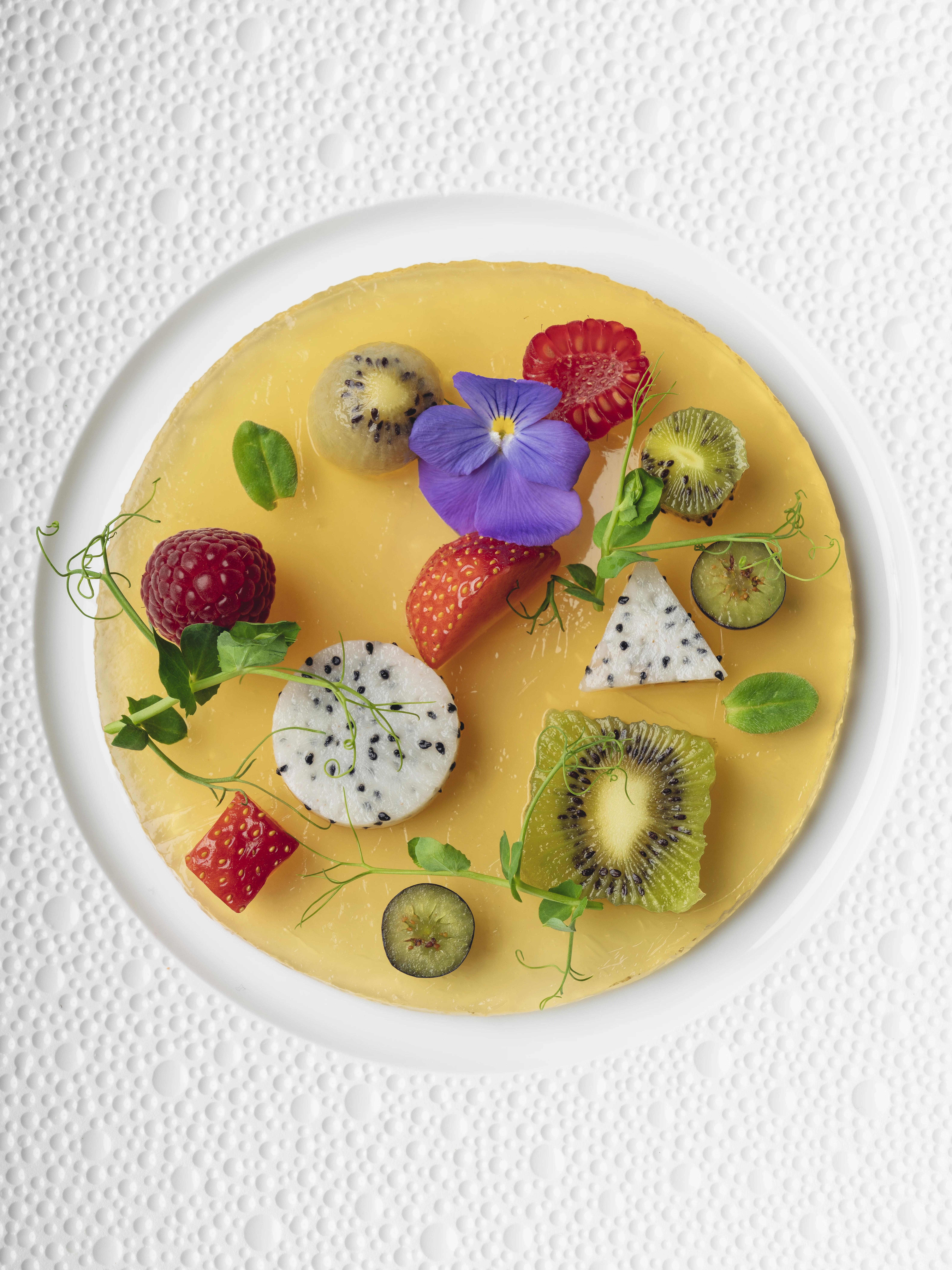 Detox fruit breakfast at Chenot Palace Weggis