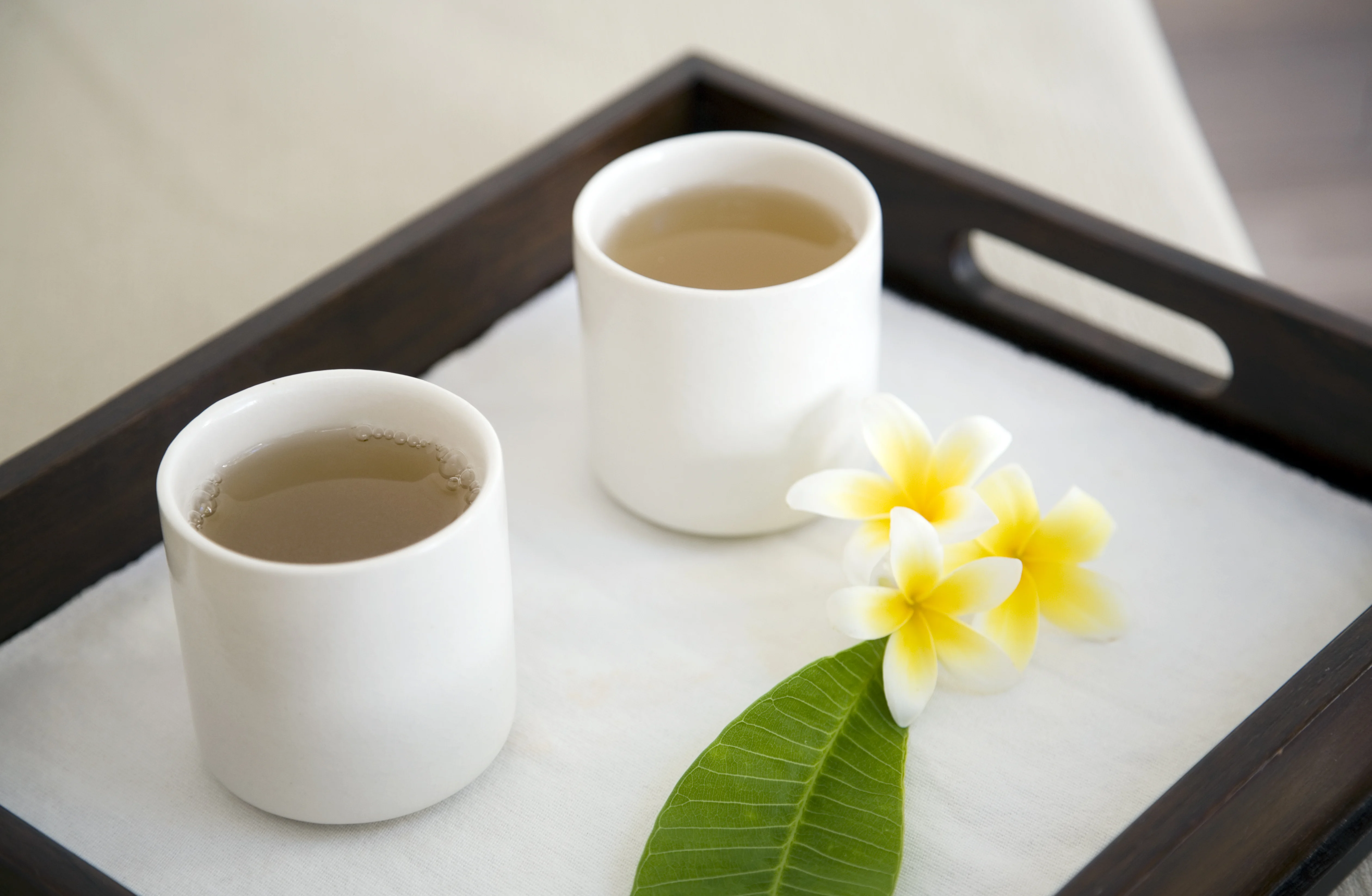 Ginger tea at COMO Parrot Cay